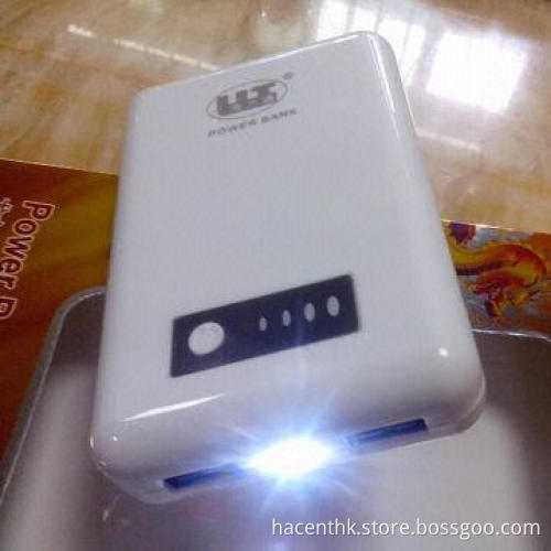 High-capacity 12,000mAh power bank with LCD power display
